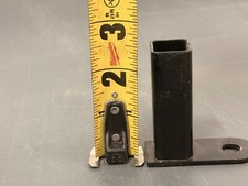 20 Black Galv Steel Fence Panel Mounting Brackets for 1" x 1" Str Rails 3303