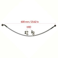M10 Hydraulic Disc Rear Brake Hose 600mm for Motorcycle Pit Dirt Bike ATV Quad