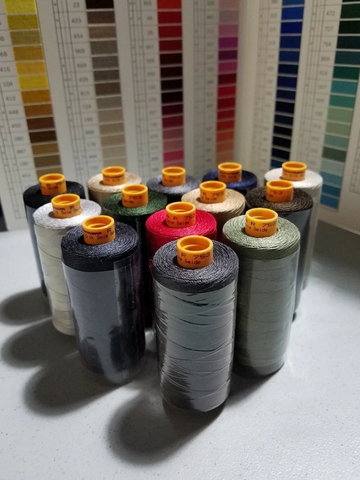 PICK/427-Yd.Spl./GUTERMANN R753 SILK THREAD/No40/Tex75/3Ply/Buttonhole/Topstitch - Image 2 of 2
