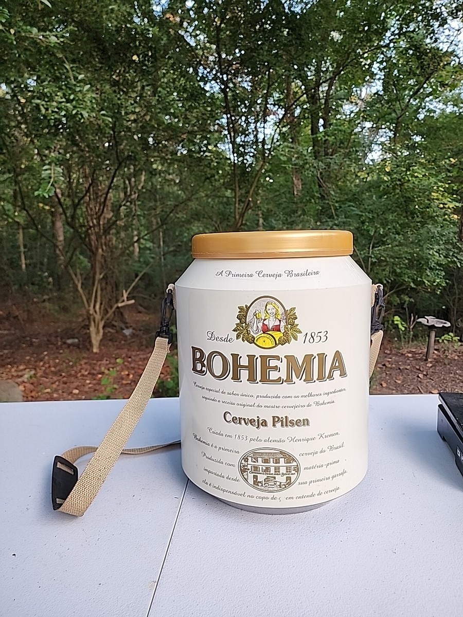 Vintage Beer Ice Cooler Tote Bohemia Brasileira Cerveja Pilsen