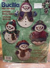 bucilla felt christmas ornament kits