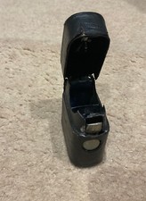 ANTIQUE LEATHER BOUND TRAVELLING INK POT INKWELL WRITING CALLIGRAPHY NO GLASS AF