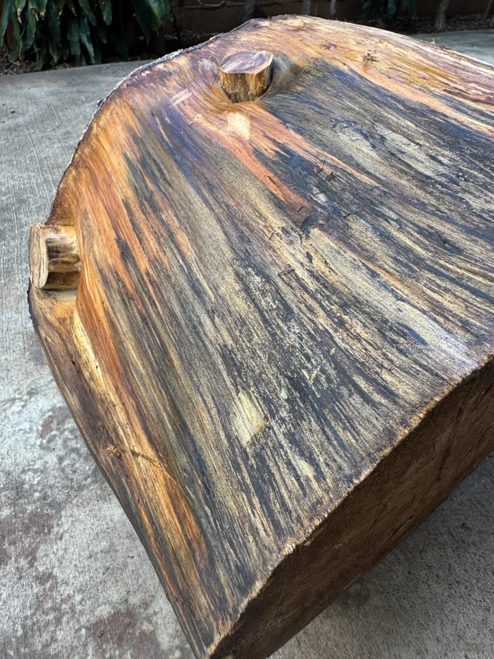 #NIP62SPALTED NORFOLK ISLAND PINE, TORNEAMENTO DE MADEIRA, CANETA EM BRANCO, ESCAMAS, TIGELA - Imagem 2 de 4