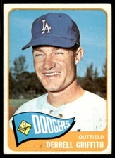 1965 Topps Derrell Griffith RC Los Angeles Dodgers #112 ≥
