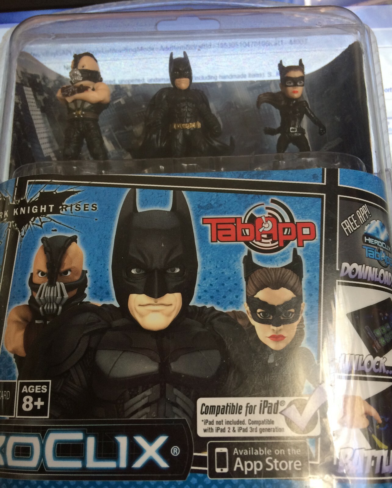 THE DARK KNIGHT RISES HEROCLIX TABAPP ~FREE APP ~ DOWNLOAD ~ UNLOCK ~  BATTLE | eBay