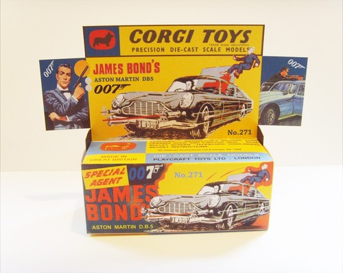 Corgi Toys Gift Set 17 Land Rover Ferrari Racing Car Empty Repro Box and Tray