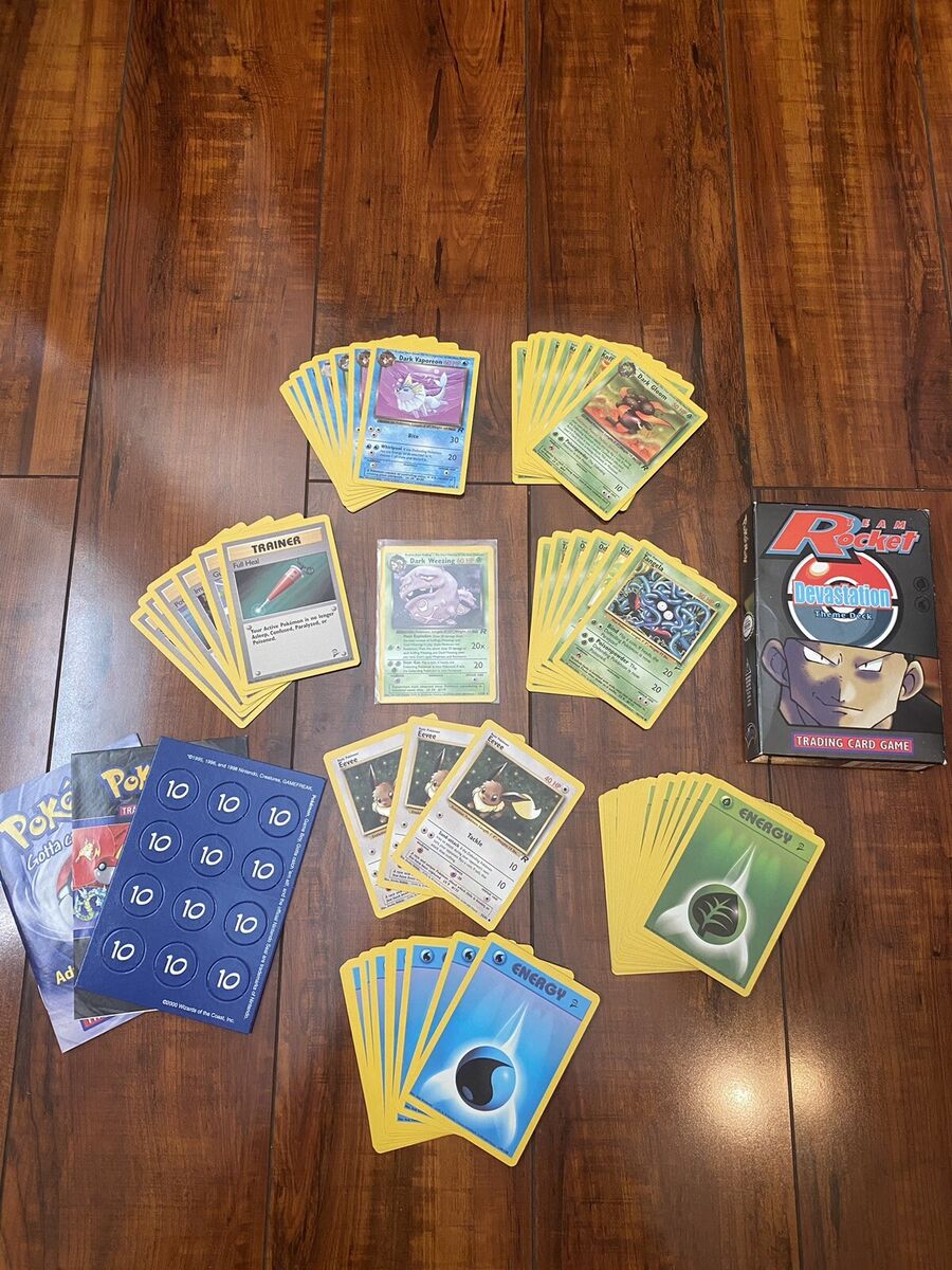 Pokemon Team Rocket Devastation Theme Deck Wizards Of The Pokemon Team Rocket Devastation Theme Deck Wizards Of The