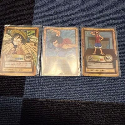 Luffy One Piece Carddass Hyper Battle C428 Near Mint + Bonus C35 C255 Trading C