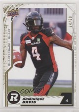 2020 Upper Deck CFL Gold 34/50 Dominique Davis #161 0kr6