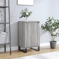 Sideboard Grau Sonoma 40X35X70 Cm Holzwerkstoff