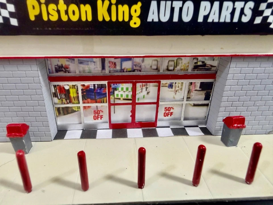 WALTHERS CUSTOM HO SCALE MODEL RAILROAD BUILT BUILDING DESIGN TRAIN LAYOUT CITY - Image 2 of 4