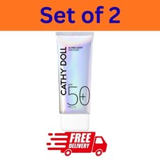 2 x Cathy Doll Ultra Light Sun Fluid SPF50 PA Sunscreen UV Protection 40ml