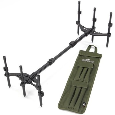 De Lux Rod Pod Tri POD 3er Rutenständer voll verstellbar mit Transporttasche