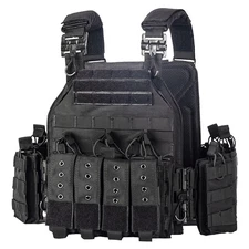 Vav Yakeda Camo Tactical Vest Outdoor Carrier Military Airsoft Hunting Gear