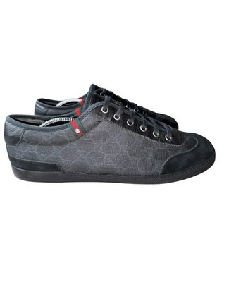 Original Vintage Archive Gucci G74 Schuhe Größe 45,5 Sehr Guter Zustand Schwarz