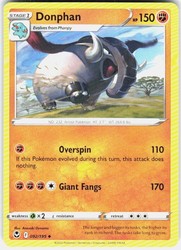 Donphan 092/195 Silver Tempest Uncommon Pokemon Card