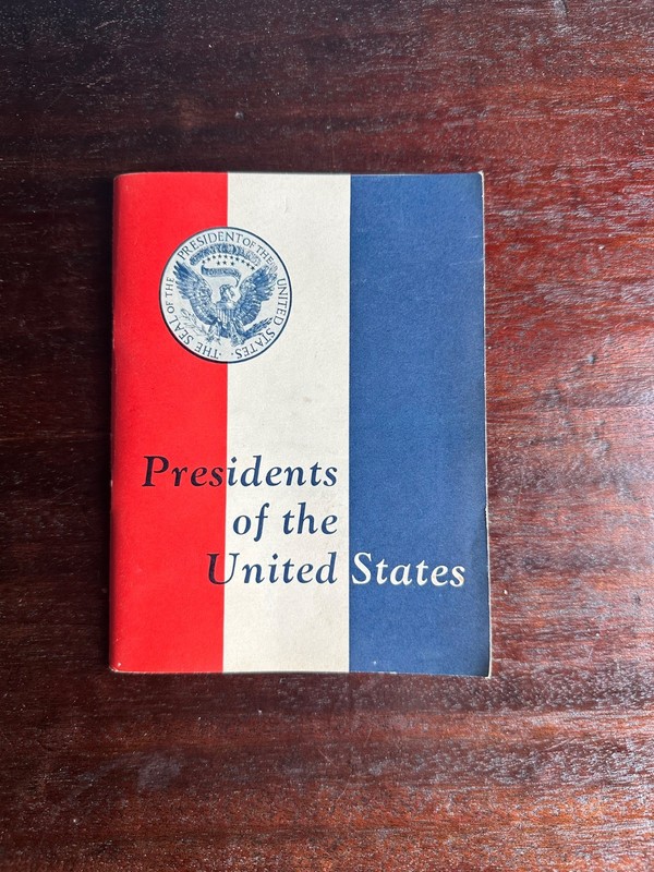 John Hancock Mutual Life, Presidents Of The United States Booklet (1954)