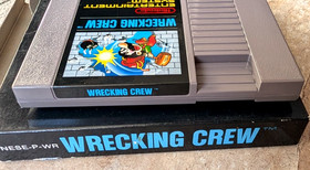 Juego Wrecking Crew Nintendo NES - EMBALAJE ORIGINAL - CIB - Small Box Nintendo - Abejas