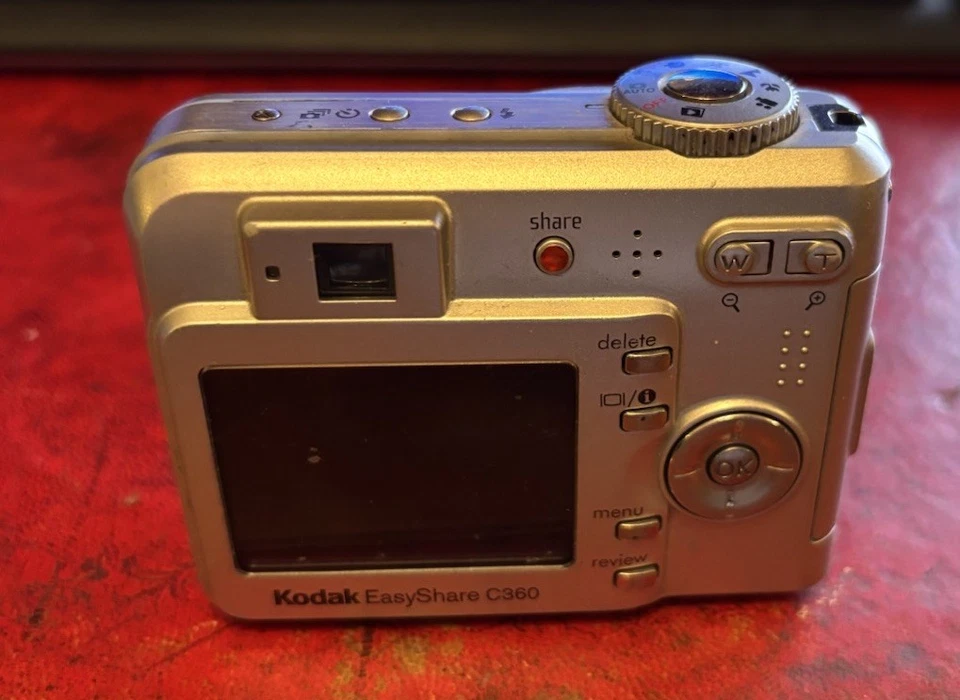 Kodak Digital Camera EasyShare C360 5.0MP Silver Tested - Image 2 of 4