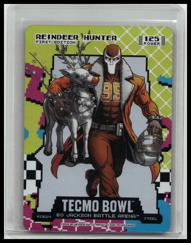 2026 Bo Jackson Battle Arena Tecmo Bowl #RD614 Reindeer Hunter 8-bit Rad Steel