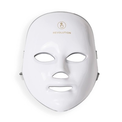 Revolution Pro Miracle LED Gesichtsmaske, rot & blau 1 Stück (1er Pack), weiß 