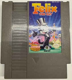 Felix The Cat Nes Complete In Box CIB Rare Poster L@@K!