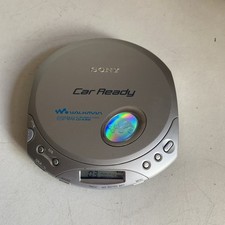 Sony D-E356CK Walkman Discman Portable CD Player ESPMAX Car Ready Silver Vintage