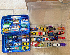 Vintage Matchbox And Hot Wheels Mixed Lot including Carrying Boxes
