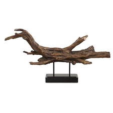 Uttermost 18221 Gilded Sculpture Branch, Dark Brown/Gold