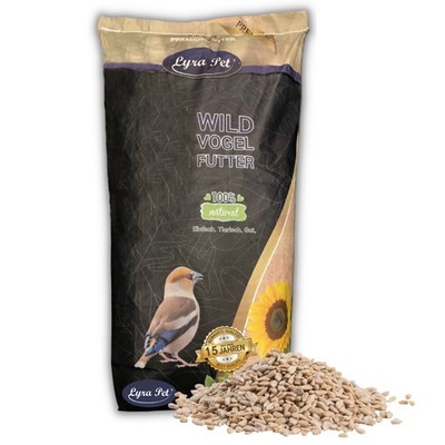 20 kg Sonnenblumenkerne geschält Wildvogelfutter Ganzjährig Wildvögel Lyra Pet 