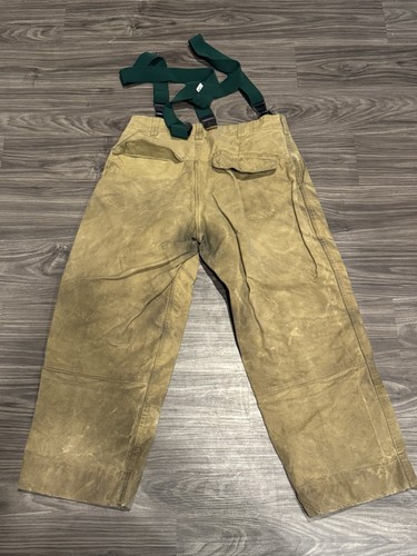 Vintage Filson Double Knee Pants Tan 1990s Made In The USA Size 38, Fits Like 32 - Picture 5 of 8