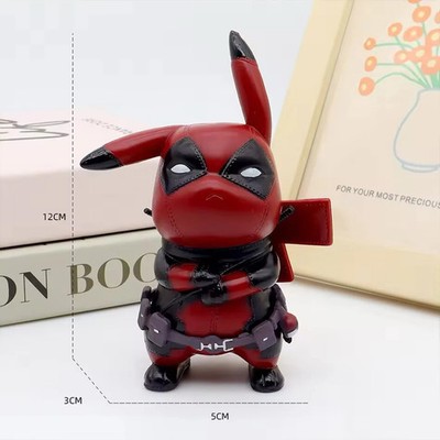 Pokemon Action Figuren Pikachu Cosplay Deadpool 12cm Figur Sammlung Anime New
