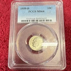 1959-D Roosevelt Dime Silver PCGS MS64 Uncirculated Business Strike 10C KM# 195