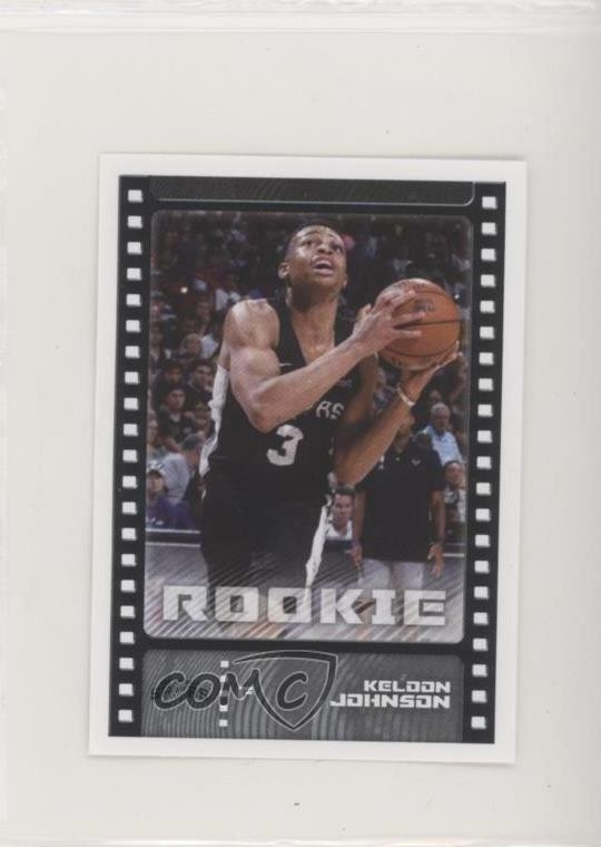 2019 Sticker & Card Collection Album Stickers Keldon Johnson #468 Rookie RC 0g46