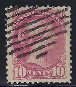 Canada, 1877, Scott #40a, 10c Queen Victoria, Used, Very Fine, Strong Color