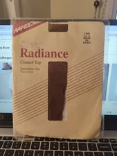Women's Pantyhose Control Top Sheer Radiance AAfes Brand  Size A TAN!