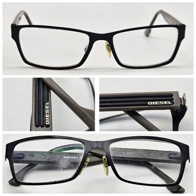 Diesel Eyeglasses Frames DL 5014-1 col.002  54-16 140 mm Black Gray Unisex Logo