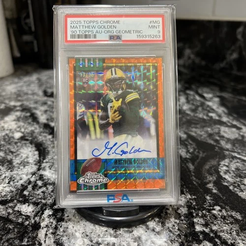 2025 Topps Chrome Matthew Golden Superfractor (PSA 9)