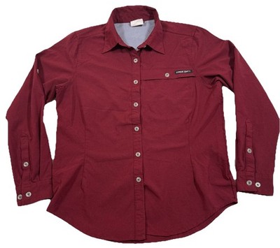 Little Donkey Andy Power Dry UPF 50+ Long Sleeve Buttonup Shirt Womens XS
