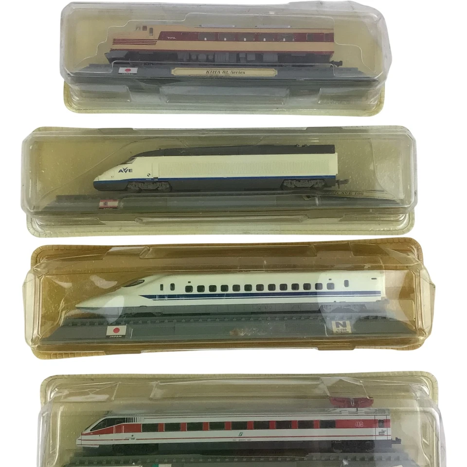 Del Prado N Gauge Static Model Trains x6 - Image 2 of 4