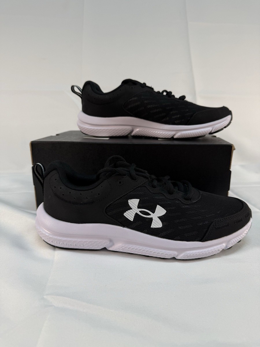 NWT Under Armour Men\'s Black & White UA Charged Assert 10 Running Shoes Under Armour Men main image 4