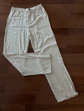 Linen Blend Wide Leg Pants By  Love tree  Size L NWT