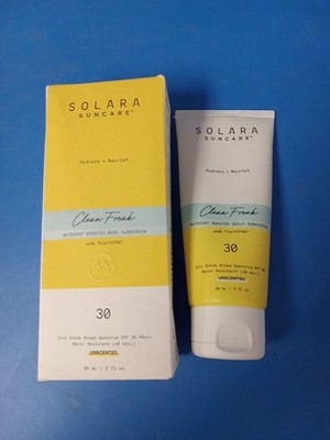 Solara Suncare Hydrate + Nourish, Clean Freak SPF 30