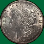 1921-D Morgan Dollar Almost Uncirculated AU Coin #39602