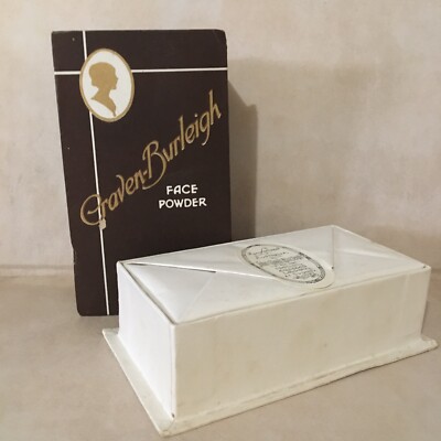 Antique John Craven Burleigh Face Powder BNIB 1900 s 