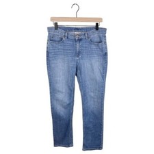 Duluth Trading Women's Daily Denim Slim Leg Jeans Medium Wash 40712 Size 8 x 31