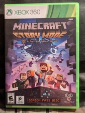 Minecraft: Story Mode - Season Pass Microsoft Xbox 360 GAME COMPLETE Tested!