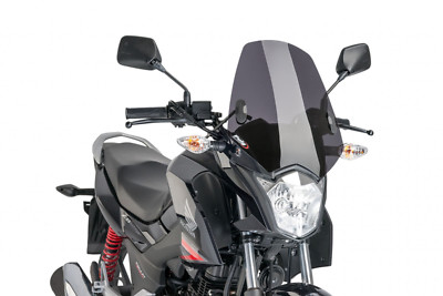 PUIG WINDSCREEN NAKED N.G. SPORT FOR HONDA CB125F 2017 HEAVILY TONED