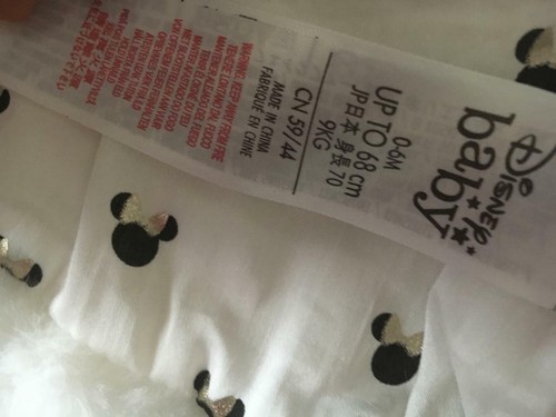 Authentic Disney World Faux Minnie Mouse Girls Jacket, 0-6 months - Picture 8 of 11