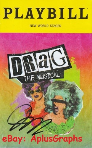 JOEY McINTYRE (NKOTB)... Drag: The Musical Playbill - SIGNED